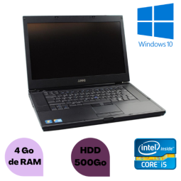 PC portable Dell E6510 -...
